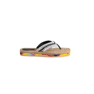 Women's Lou Raffia Sandal In Off White