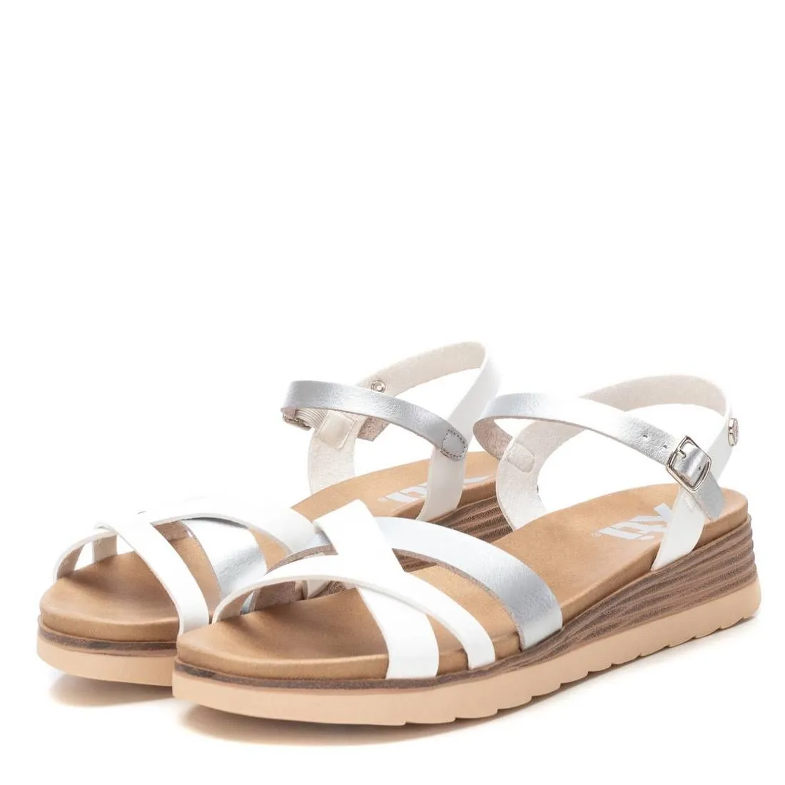 Women's Low Wedge Strappy Sandals By XTI