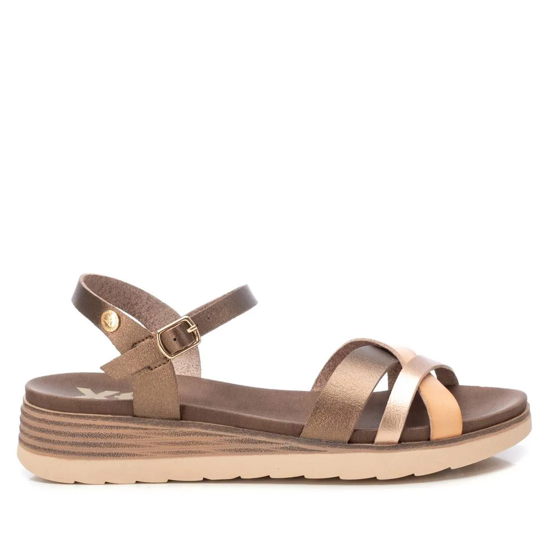 Women's Low Wedge Strappy Sandals By XTI