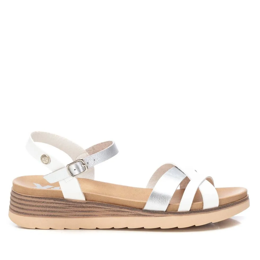 Women's Low Wedge Strappy Sandals By XTI