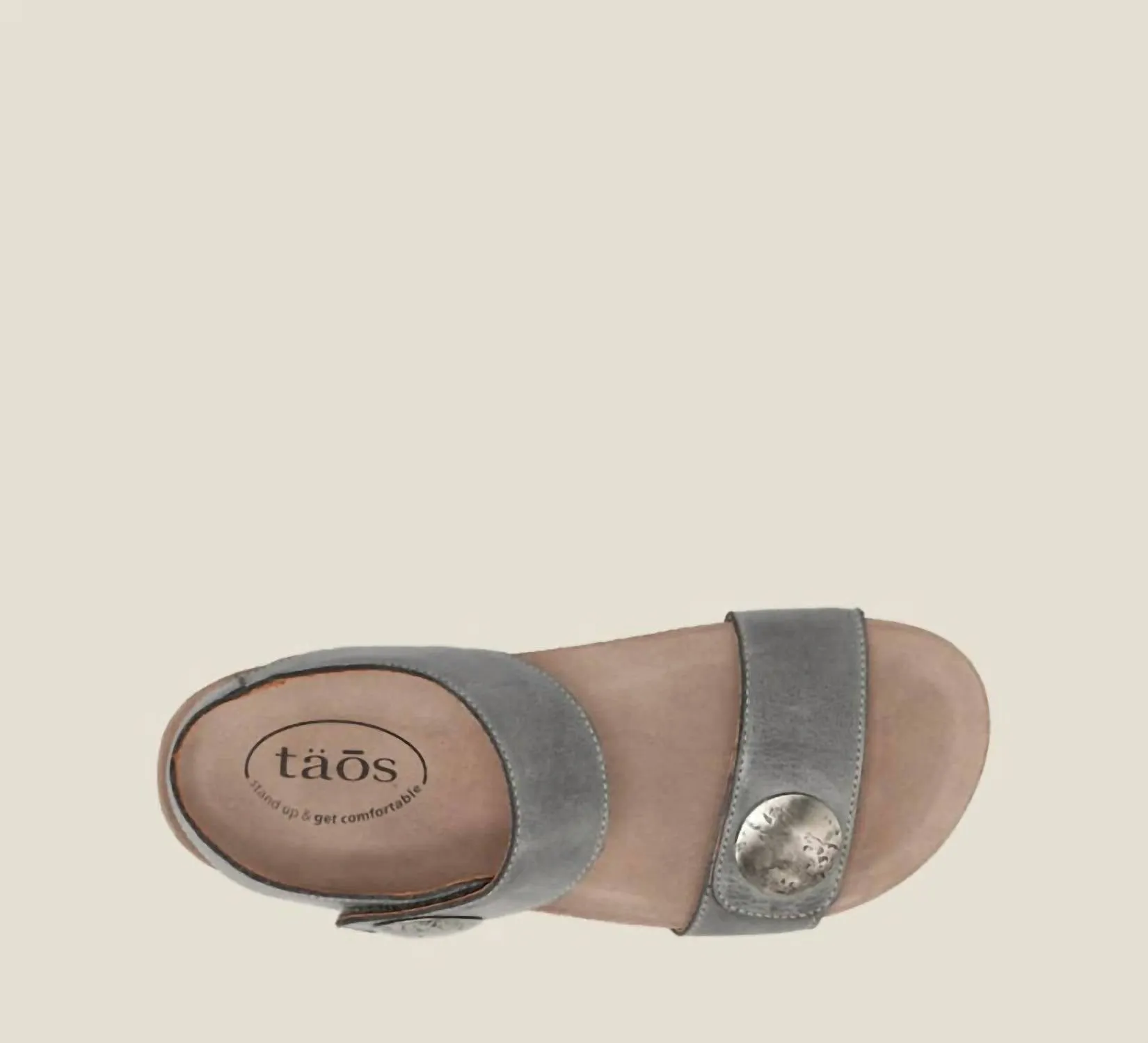 Women's Luckie Sandals In Steel Stll (Disc)
