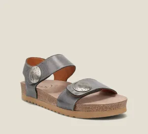 Women's Luckie Sandals In Steel Stll (Disc)