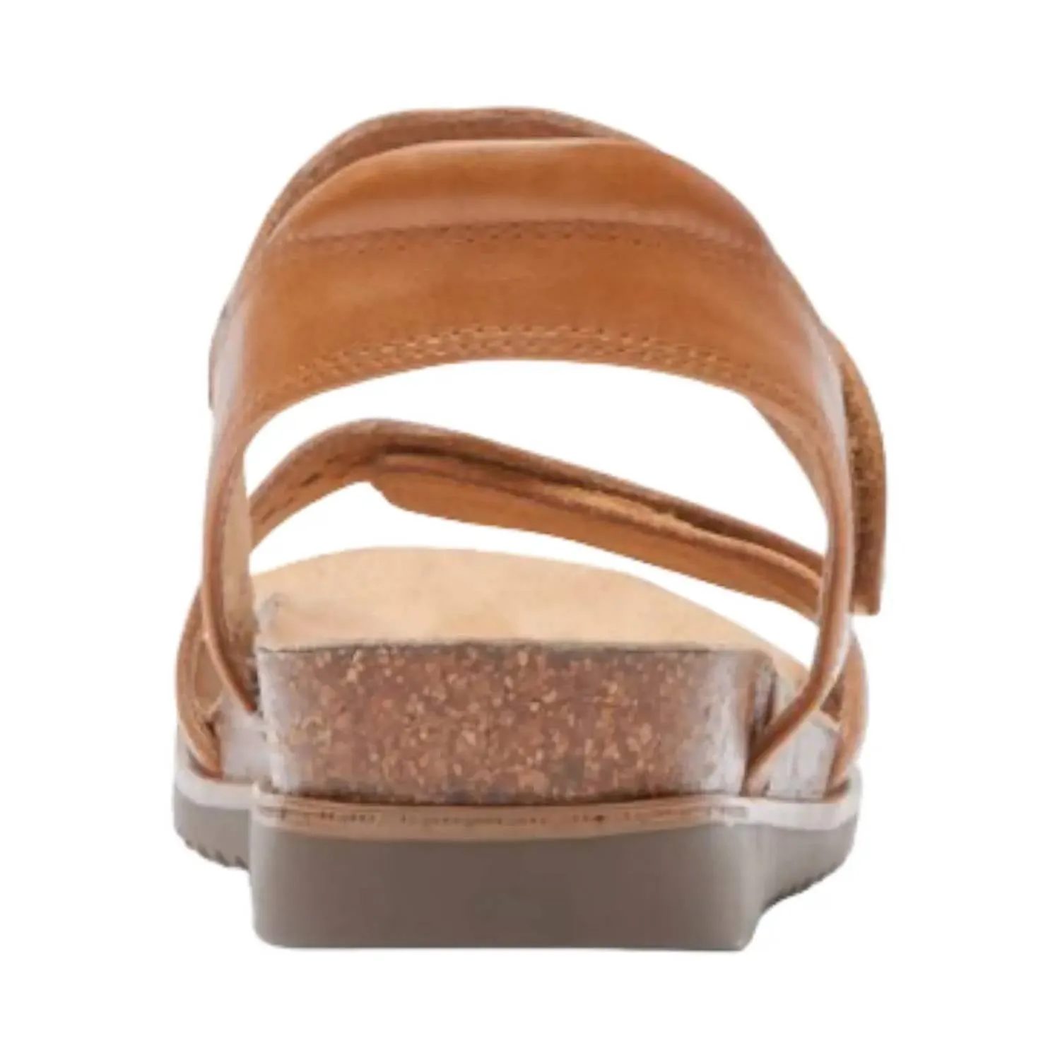 Women's May Wave Strap Sandal - Extra Wide Width In Tan