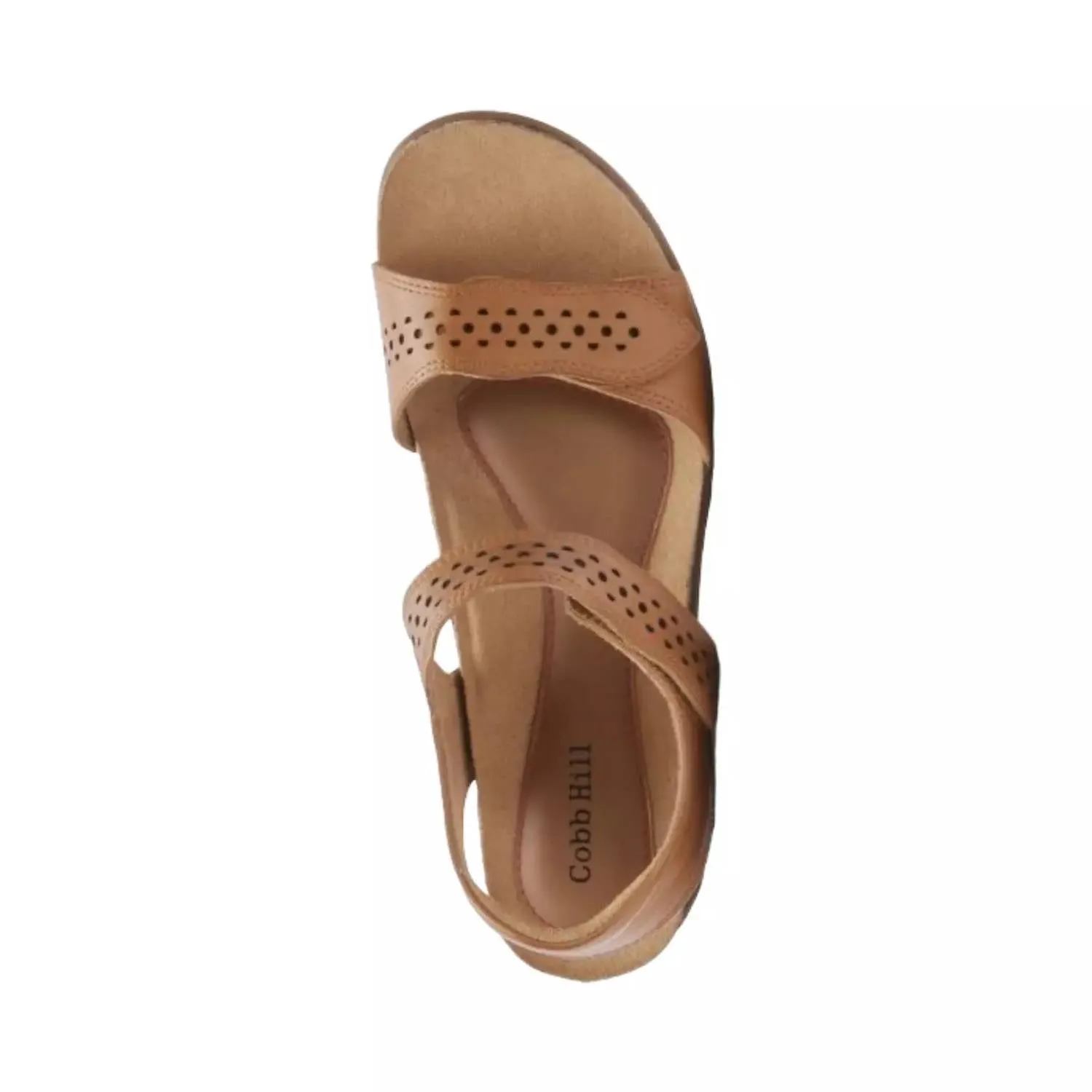 Women's May Wave Strap Sandal - Extra Wide Width In Tan