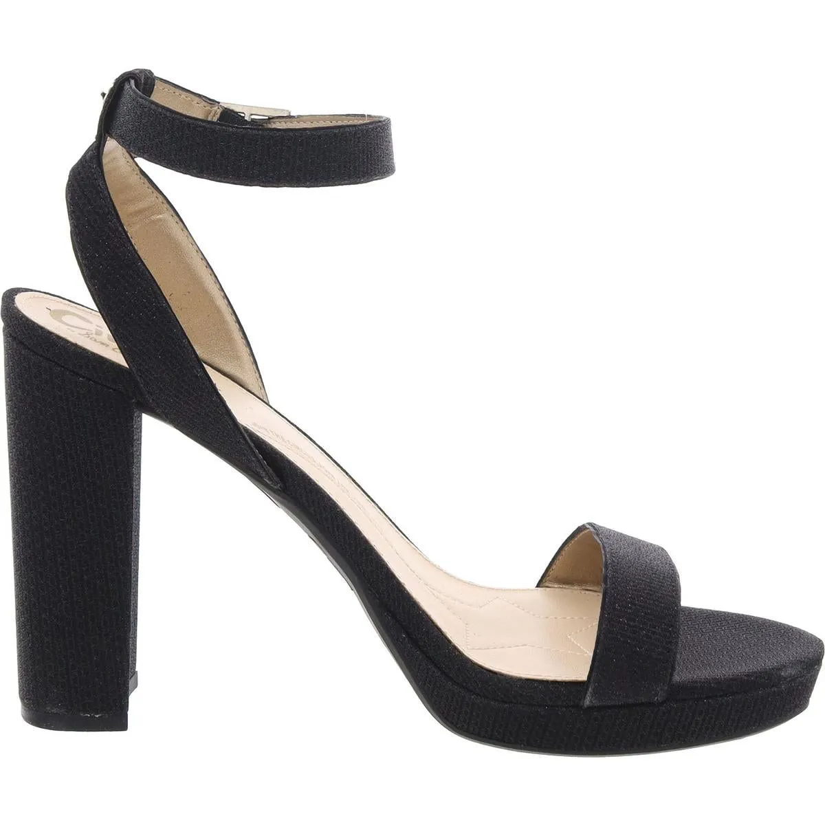Womens Metallic Strappy Heels
