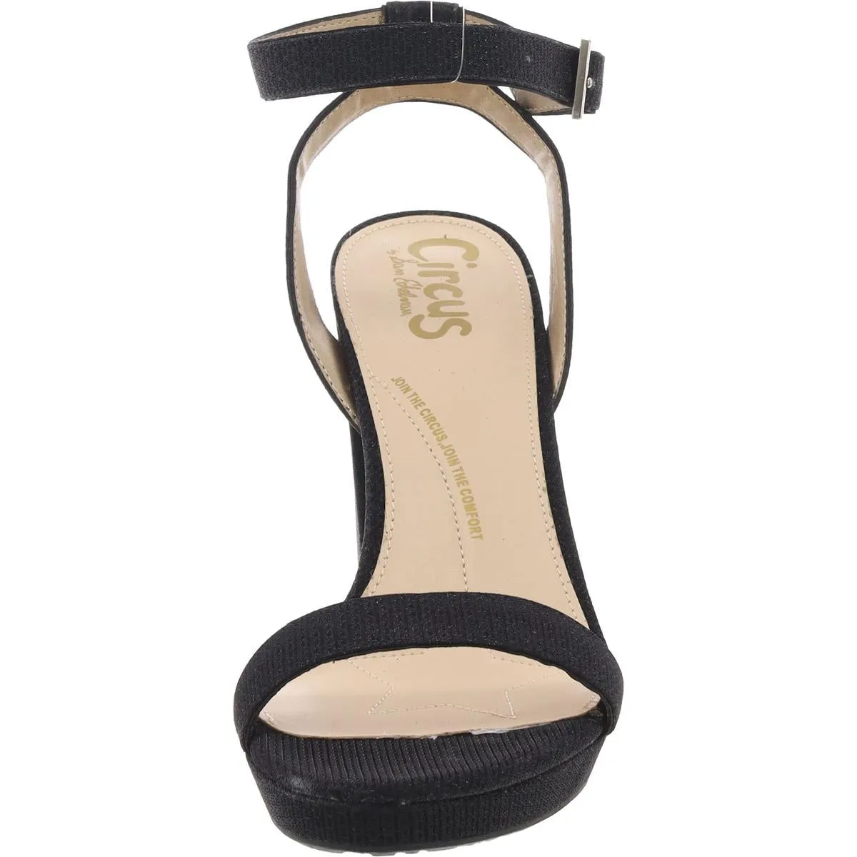 Womens Metallic Strappy Heels
