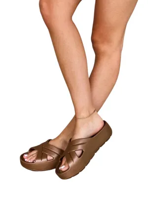 Women's Moony Sandal In Bronze
