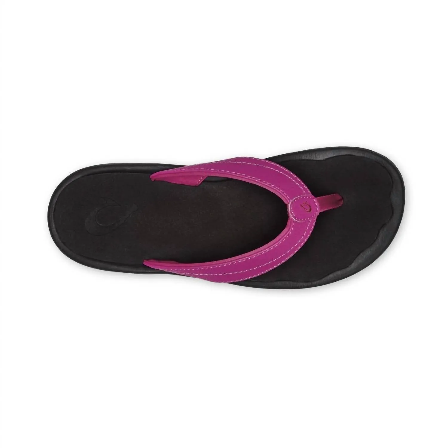 Women's Ohana Synthetic Sandals In Orchid Flower/black