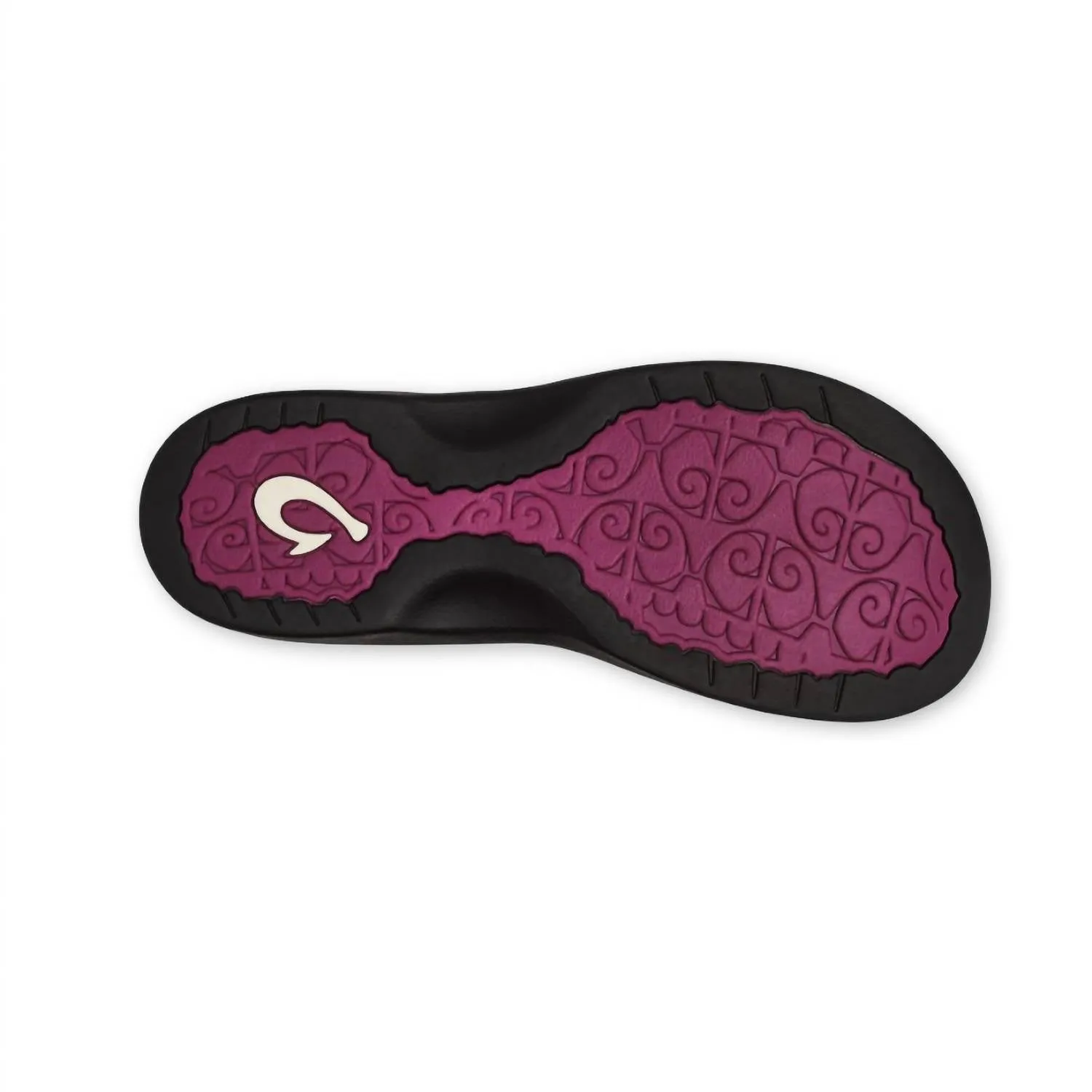 Women's Ohana Synthetic Sandals In Orchid Flower/black