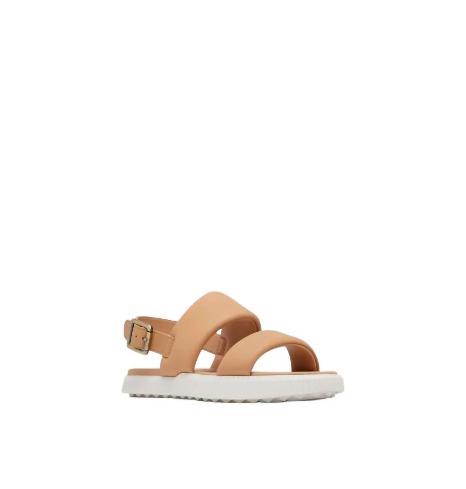 Women's Ona Streetworks Go-To Flat Sandals In Honest Beige & Sea Salt
