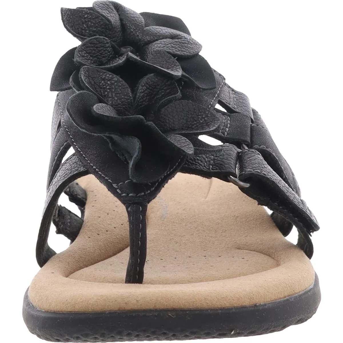 Womens Open Back Man Made Flip-Flops