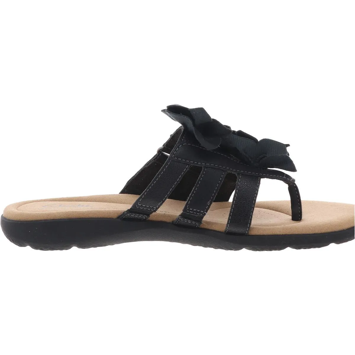 Womens Open Back Man Made Flip-Flops