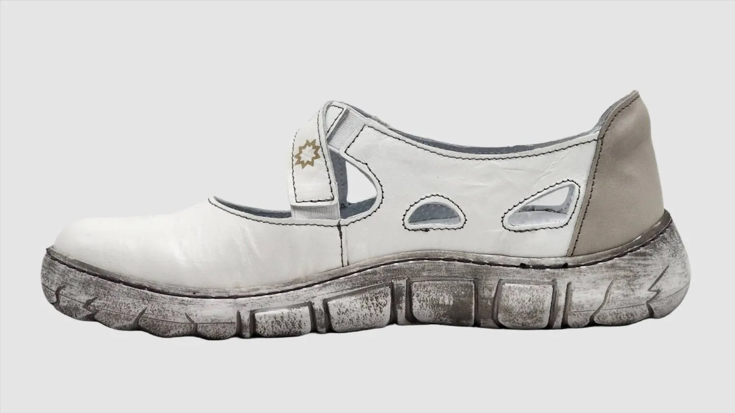 Women's Original Leather Sandals In White