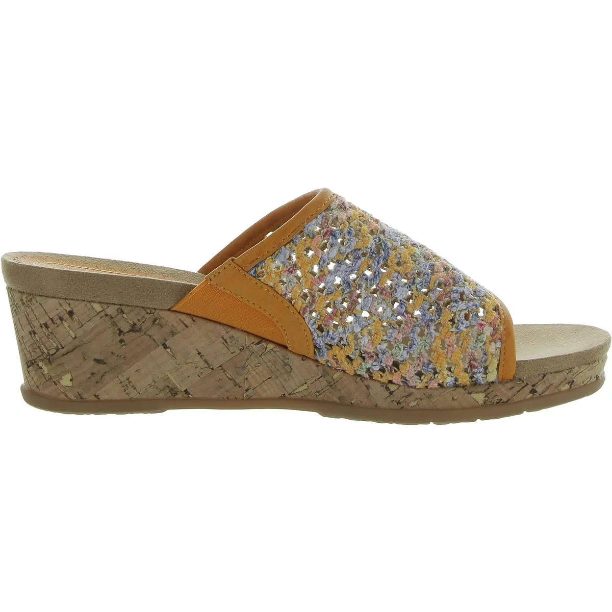 Womens Padded Insole Manmade Wedge Sandals