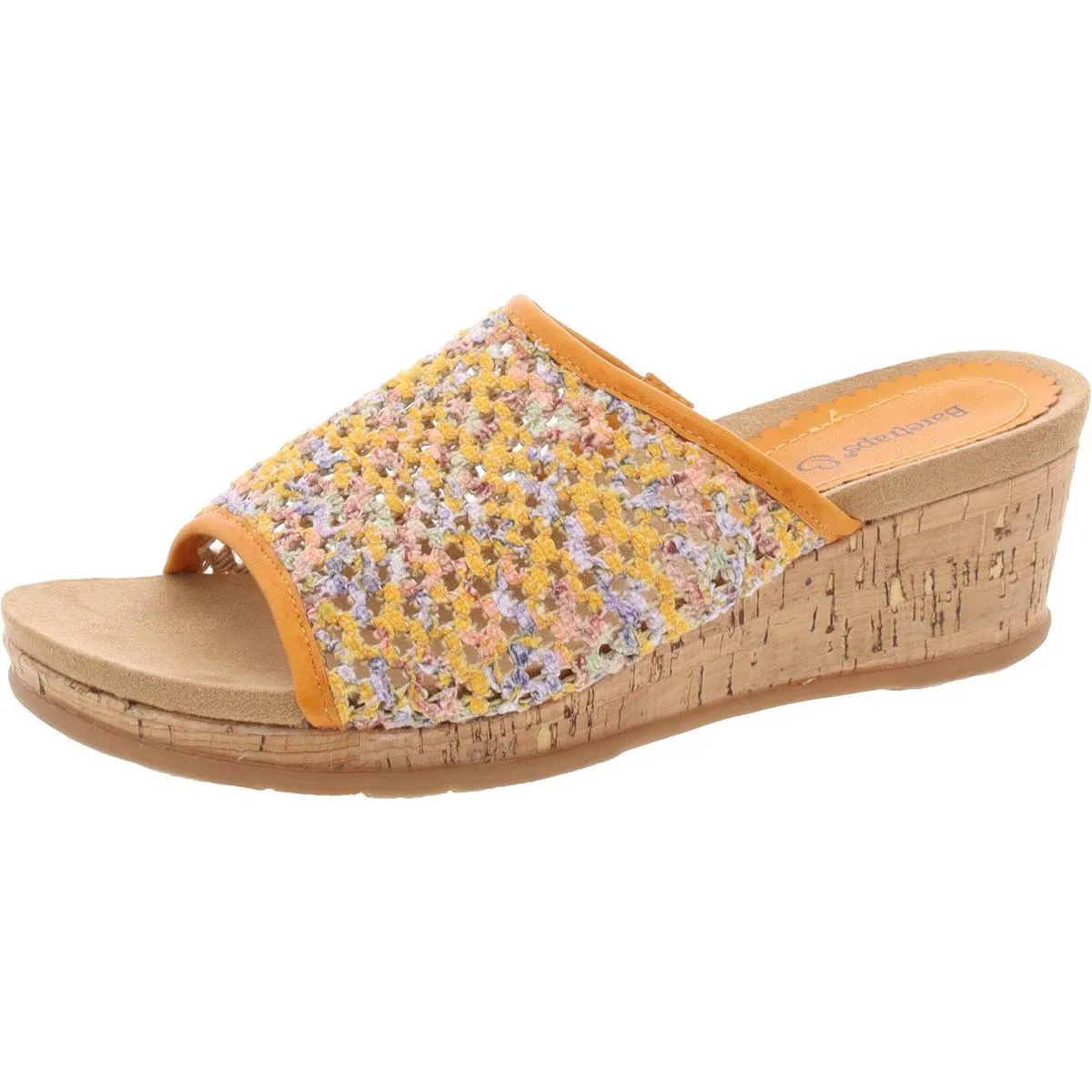 Womens Padded Insole Manmade Wedge Sandals