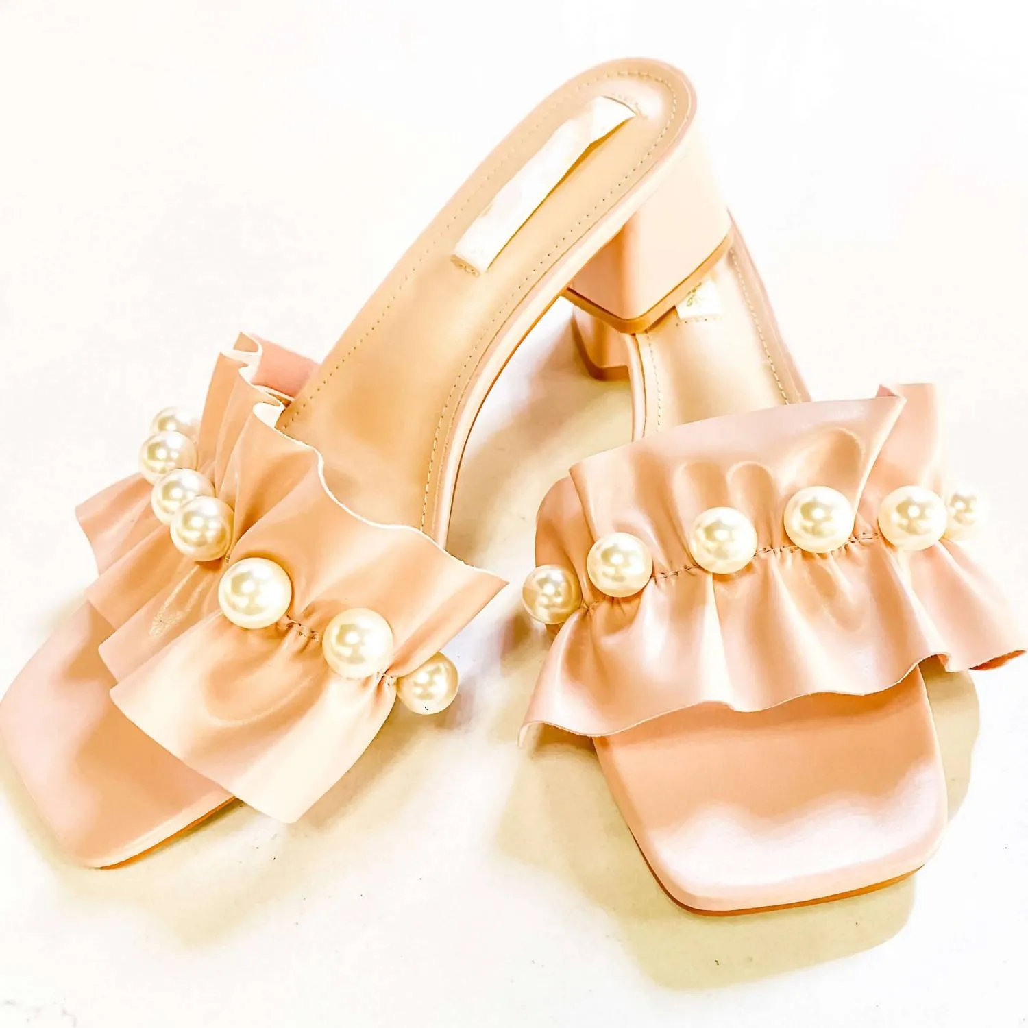 Women's Paula Slides In Pink Pearl