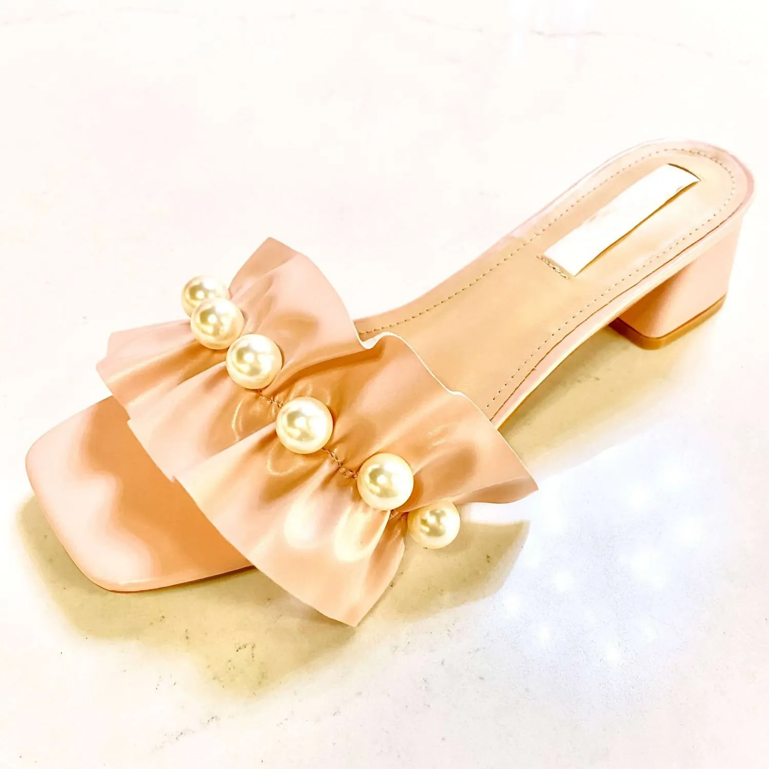 Women's Paula Slides In Pink Pearl