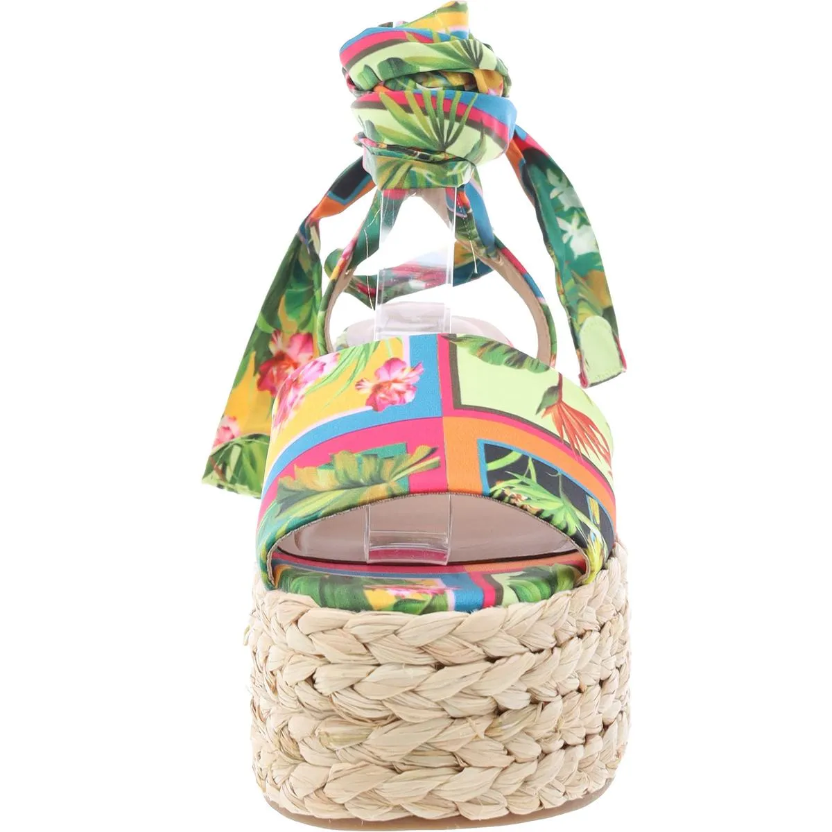 Womens Peep Toe Padded Insole Wedge Sandals