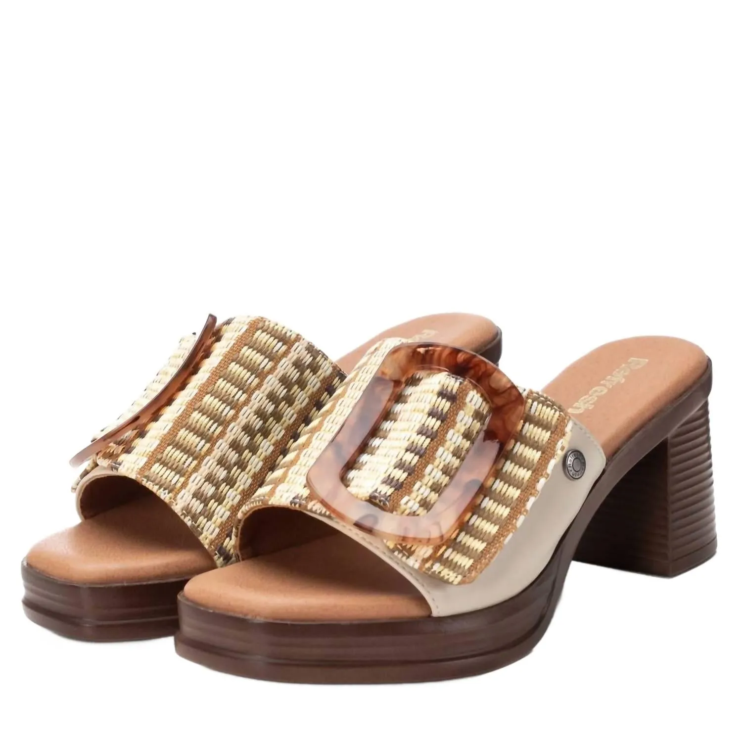Women's Refresh Step In Sandals In Beige