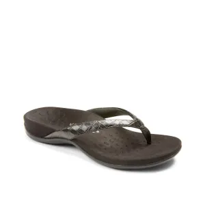 Women's Rest Dillon Sandals - Medium Width In Black Croco