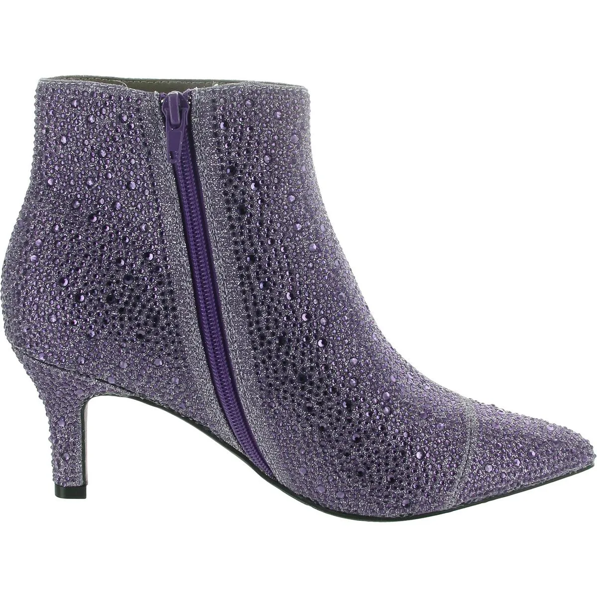 Womens Rhinestone Man Made Ankle Boots