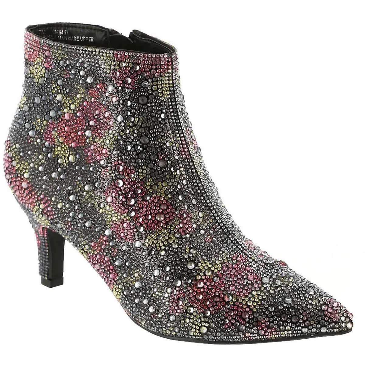 Womens Rhinestone Man Made Ankle Boots