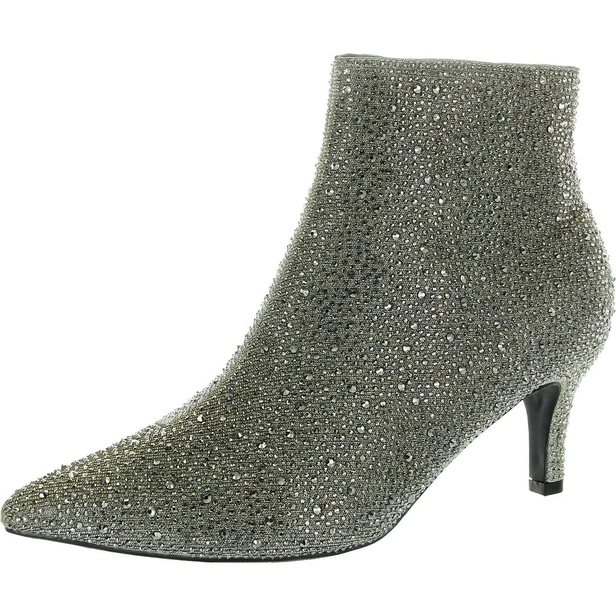 Womens Rhinestone Man Made Ankle Boots
