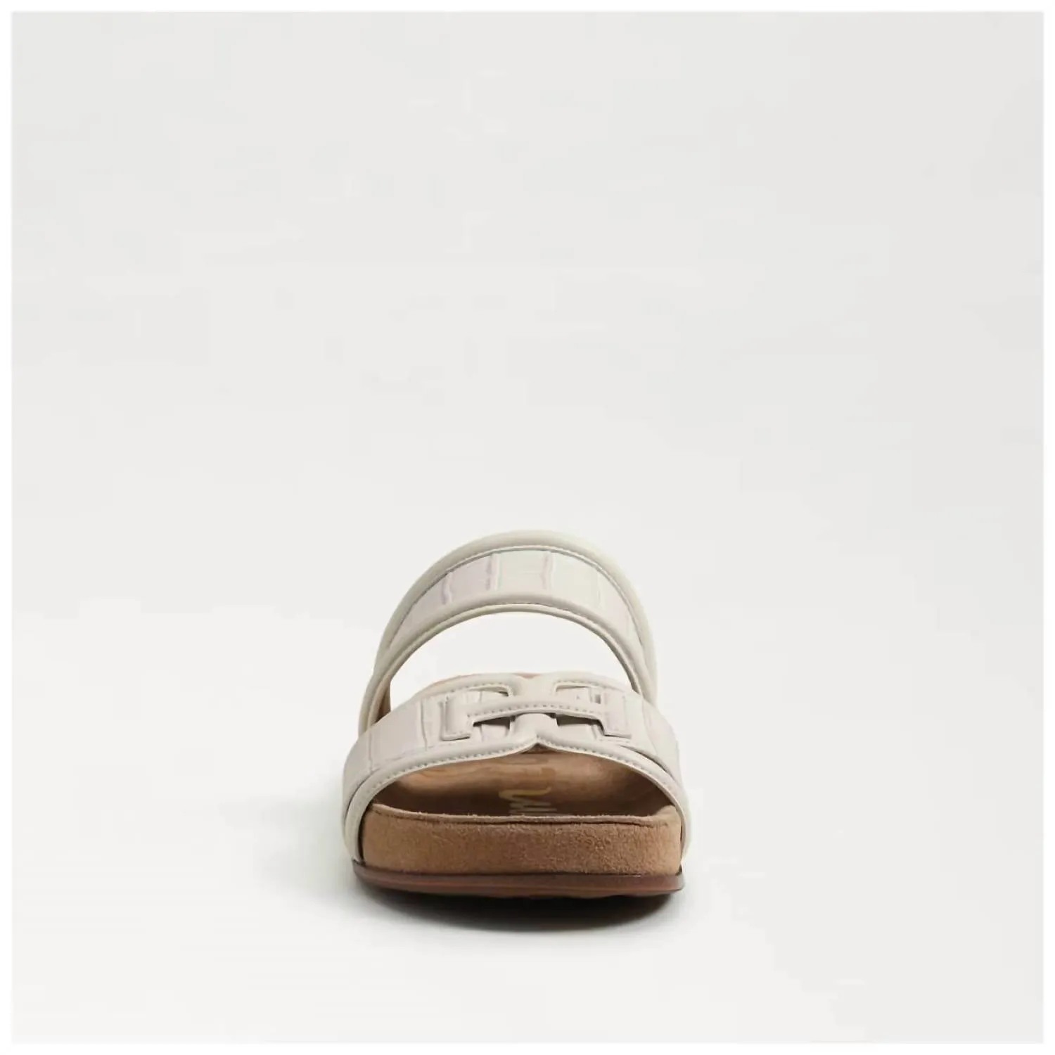 Women's Rowan Slide Footbed Sandal In Modern Ivory Leather