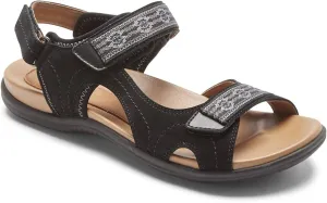 Women's Rubey Webbing Sandal In Black