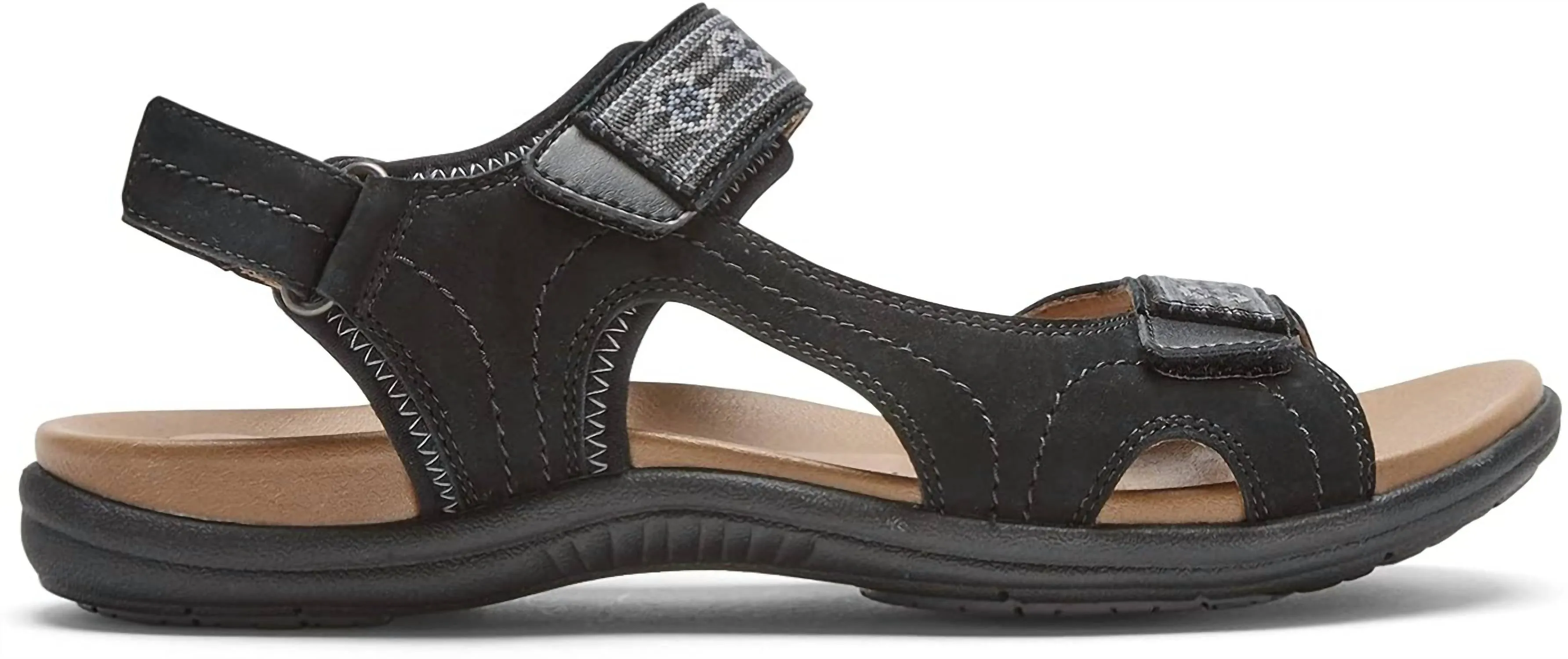 Women's Rubey Webbing Sandal In Black