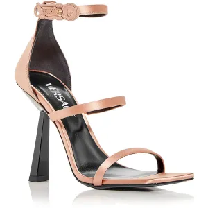 Womens Satin Adjustable Heels