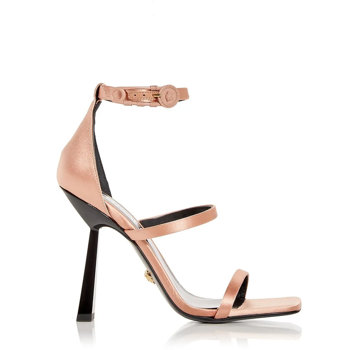 Womens Satin Adjustable Heels