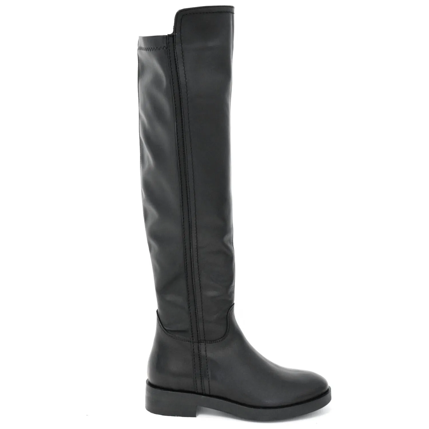 Women's Scout Leather Boot In Black