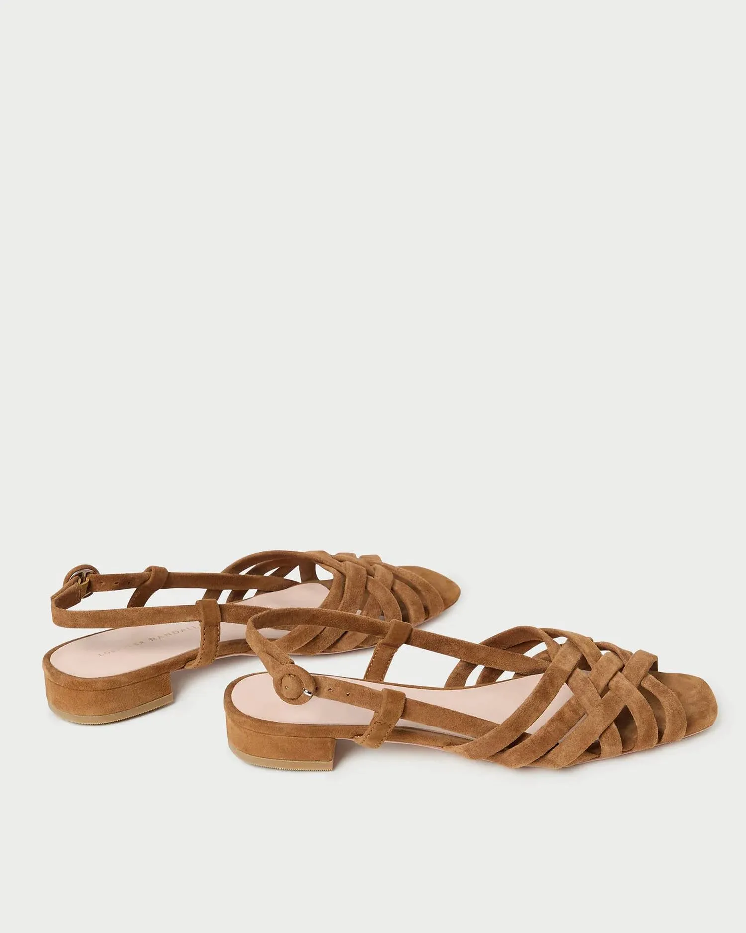 Women's Shelly Lattice Sling Back Sandals In Cacao
