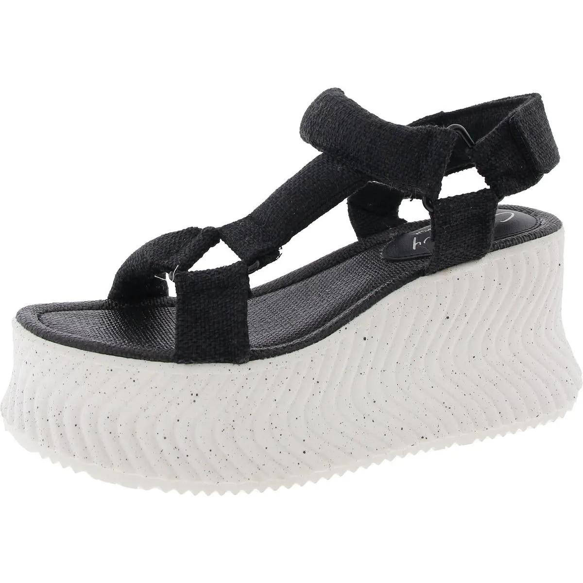 Womens Slingback Wedge Flatform Sandals