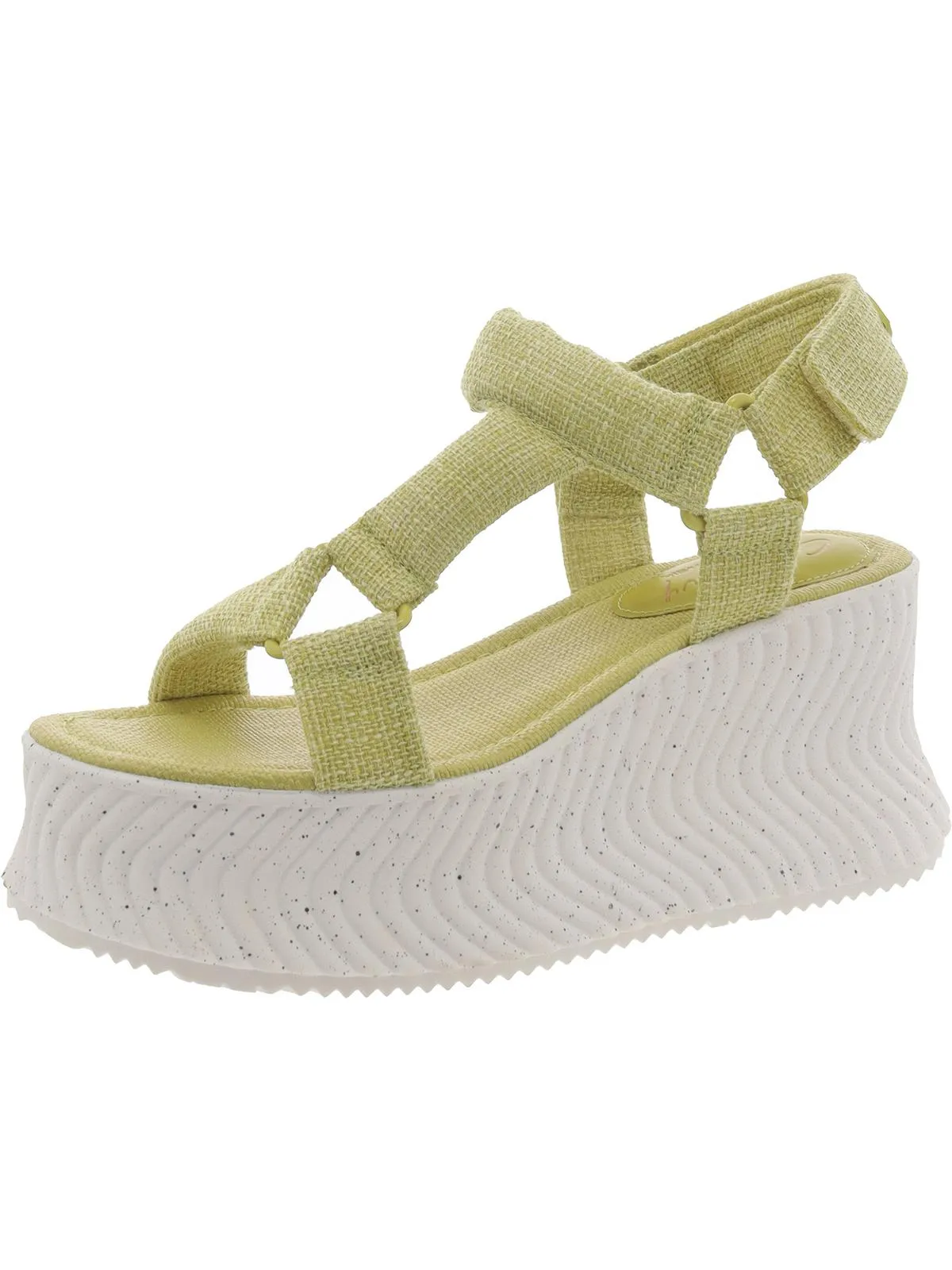 Womens Slingback Wedge Flatform Sandals