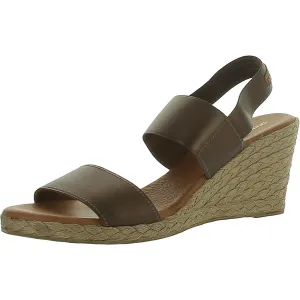 Womens Slip On Ankle Strap Espadrilles