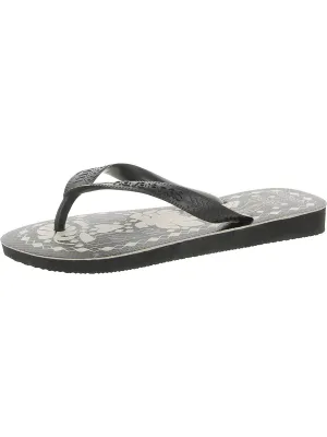 Womens Slip-On Flat Flip-Flops