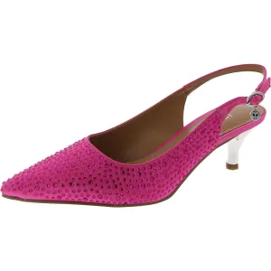 Womens Slip On Pointed Toe Slingback Sandals