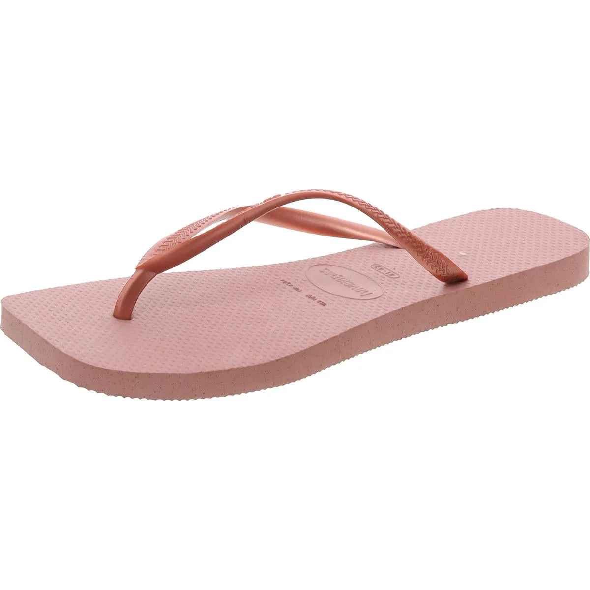 Womens Square Toe Thong Flip-Flops