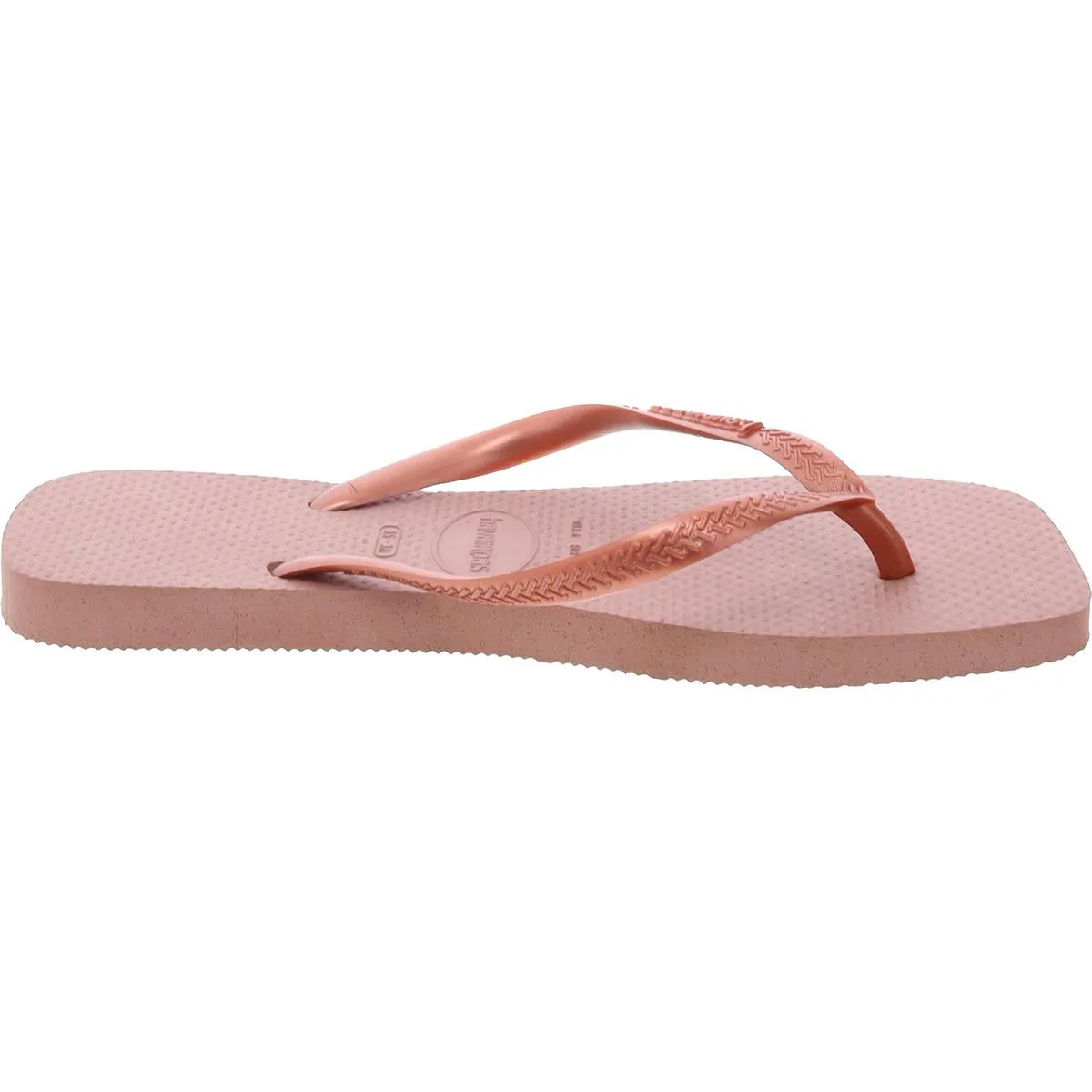 Womens Square Toe Thong Flip-Flops