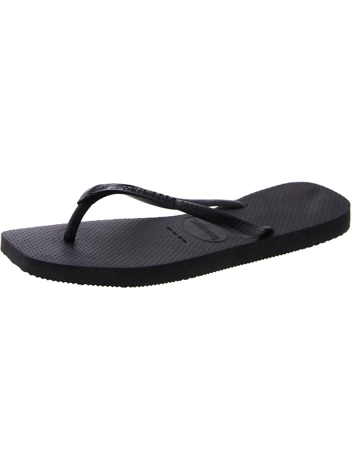 Womens Square Toe Thong Flip-Flops