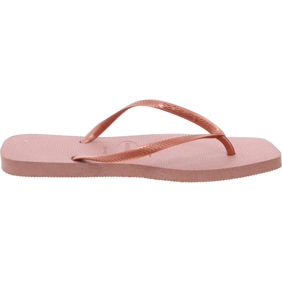 Womens Square Toe Thong Flip-Flops