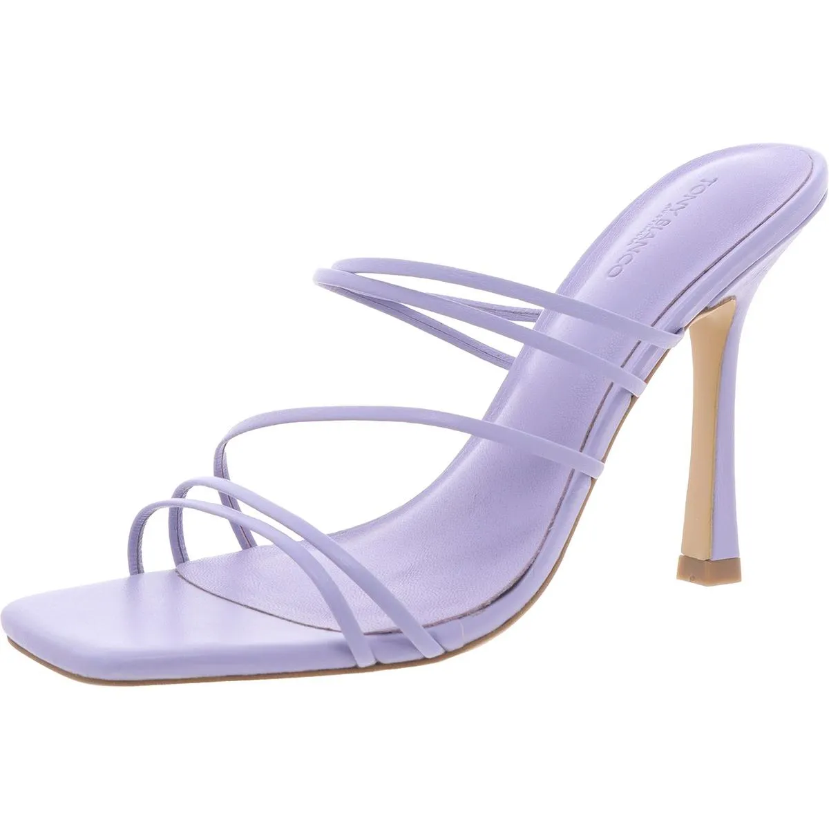 Womens Strappy Leather Heels