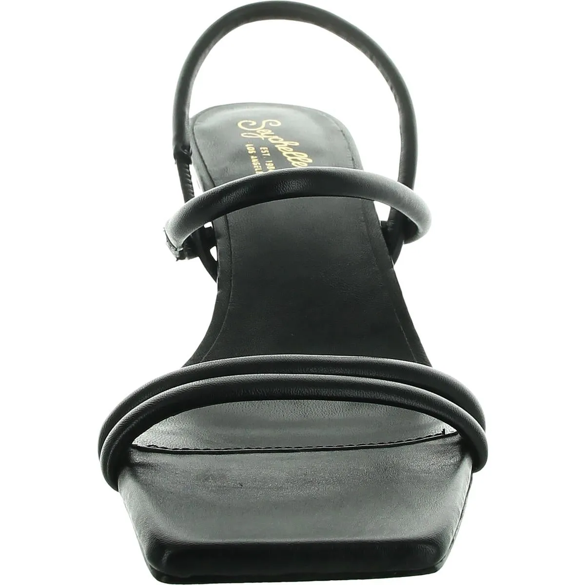 Womens Strappy Leather Heels