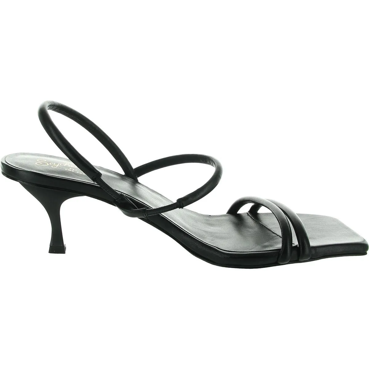 Womens Strappy Leather Heels