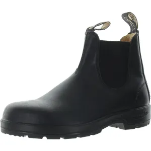 Womens Stretch Leather Chelsea Boots