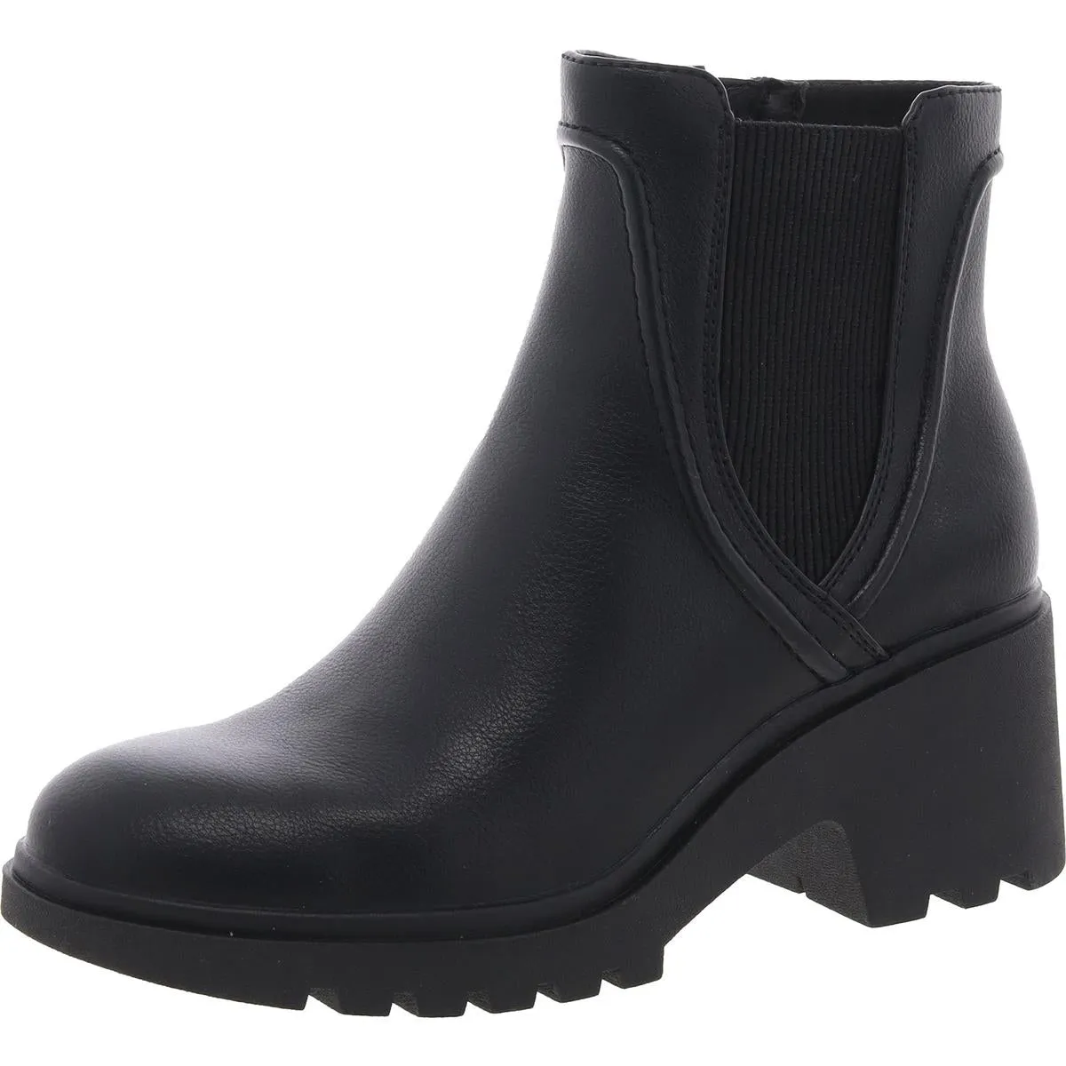 Womens Stretch Manmade Chelsea Boots