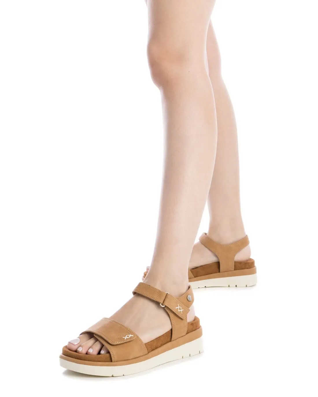 Women's Suede Flat Sandals By XTI