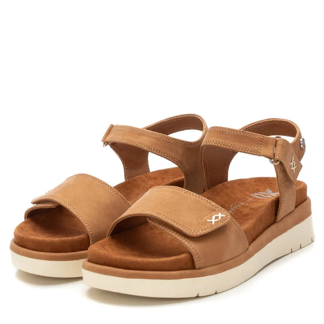 Women's Suede Flat Sandals By XTI